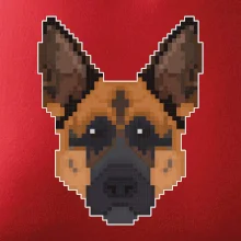 Nemecký ovčiak - Rozpixelovaný