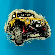 Žltý offroad s navijakom
