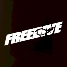 Freedive - nápis s potápačom