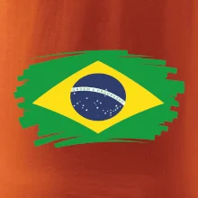 Brazília vlajka štetkou Brazília vlajka štetkou
