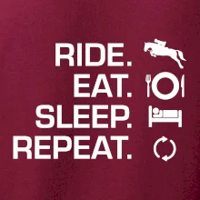 Ride Eat Sleep Repeat Kôň Ride Eat Sleep Repeat Kôň