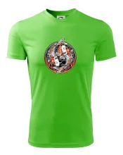 Yin & Yang Koi kapor - oranžový