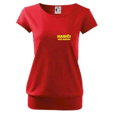 Hasiči - žltý nápis - váš názov zboru