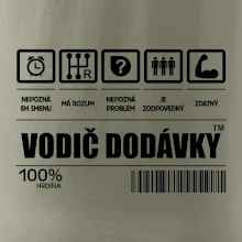 Čiarový kód - Vodič dodávky