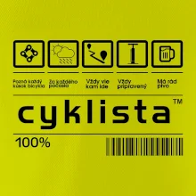 Čiarový kód - cyklista