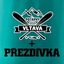 K vode - pádla hory (vlastný nápis)