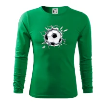 Futbalová lopta v triku Futbalová lopta v triku