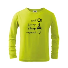 Eat jump sleep repeat Eat jump sleep repeat