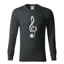 Husľový kľúč kreslený Husľový kľúč kreslený