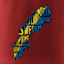 Mapy - názvy miest - Švédsko