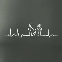 EKG rodina a jedno dieťa