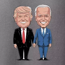 Trump a Biden - veľký kamaráti