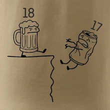 Pivo narodeniny - útes 18 rokov