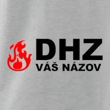 DHZ (oheň, názov sboru - vlastný nápis)