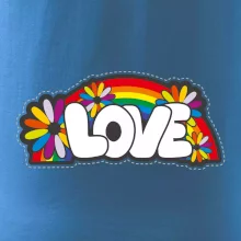 Love s dúhou v pozadí