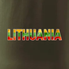 Lithuania - nápis vlajka