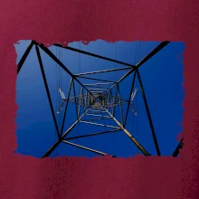 Stožiar vysokého napätia zospodu