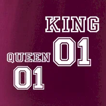 King - Queen - 01 dres (čiernobiela) King - Queen - 01 dres (čiernobiela)