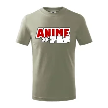Anime nápis červený