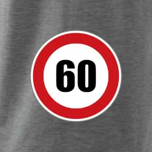 Dopravná značka - obmedzenie rýchlosti 60
