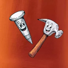 Parové tričko - Kladivo a klinec