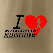 I love running dievča