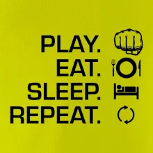 MMA eat sleep repeat