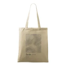 Šerák - vrstevnice v obdĺžniku