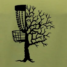 Disc golf pozor strom