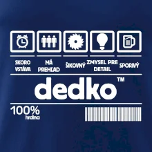 Čiarový kód - dedko