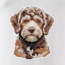 Lagotto romagnolo vyšívaná hlava