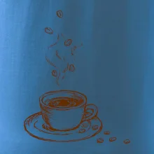 Hrnček plný čerstvej kávy