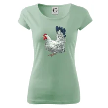 Sliepka kreslená biela Sliepka kreslená biela