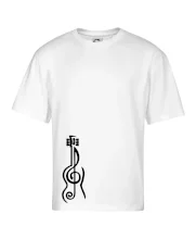 Husľový kľúč gitara