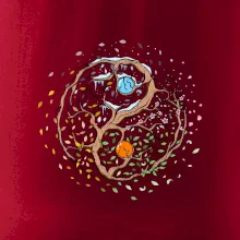 Yin & Yang strom - zima, leto