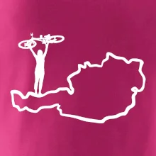 Cyklistka - Mapa Rakúska