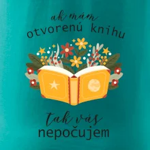 Ak mám otvorenú knihu, tak vás nepočujem