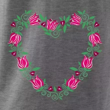 Červené tulipánové srdiečko (Pecka design) Červené tulipánové srdiečko (Pecka design)