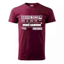 Čiarový kód - Vodič kamiónu