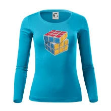 Rubikova kocka kreslená