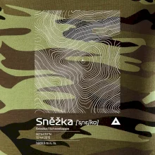 Snežka - vrstevnice v obdĺžniku