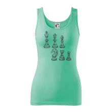 Šachové figúrky kreslené