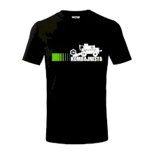 Kombajnista zelená a žltá