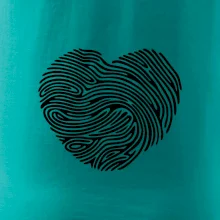 Odtlačok prsta srdce