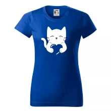 Mačka drží srdce Mačka drží srdce