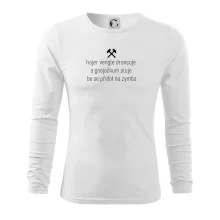 Hajer vengle drancuje a gnojočkum pluje bo se přidoł na zymba