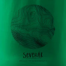 Severák - vrstevnice v kruhu