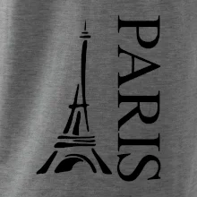 Paris nápis Eiffelovka na výšku Paris nápis Eiffelovka na výšku