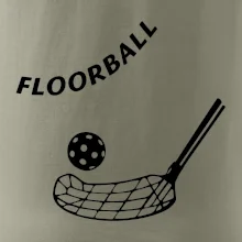 Floorball nápis šikmo
