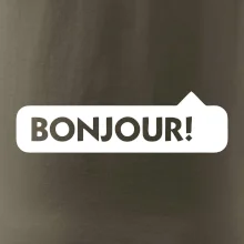 Nápis Bonjour